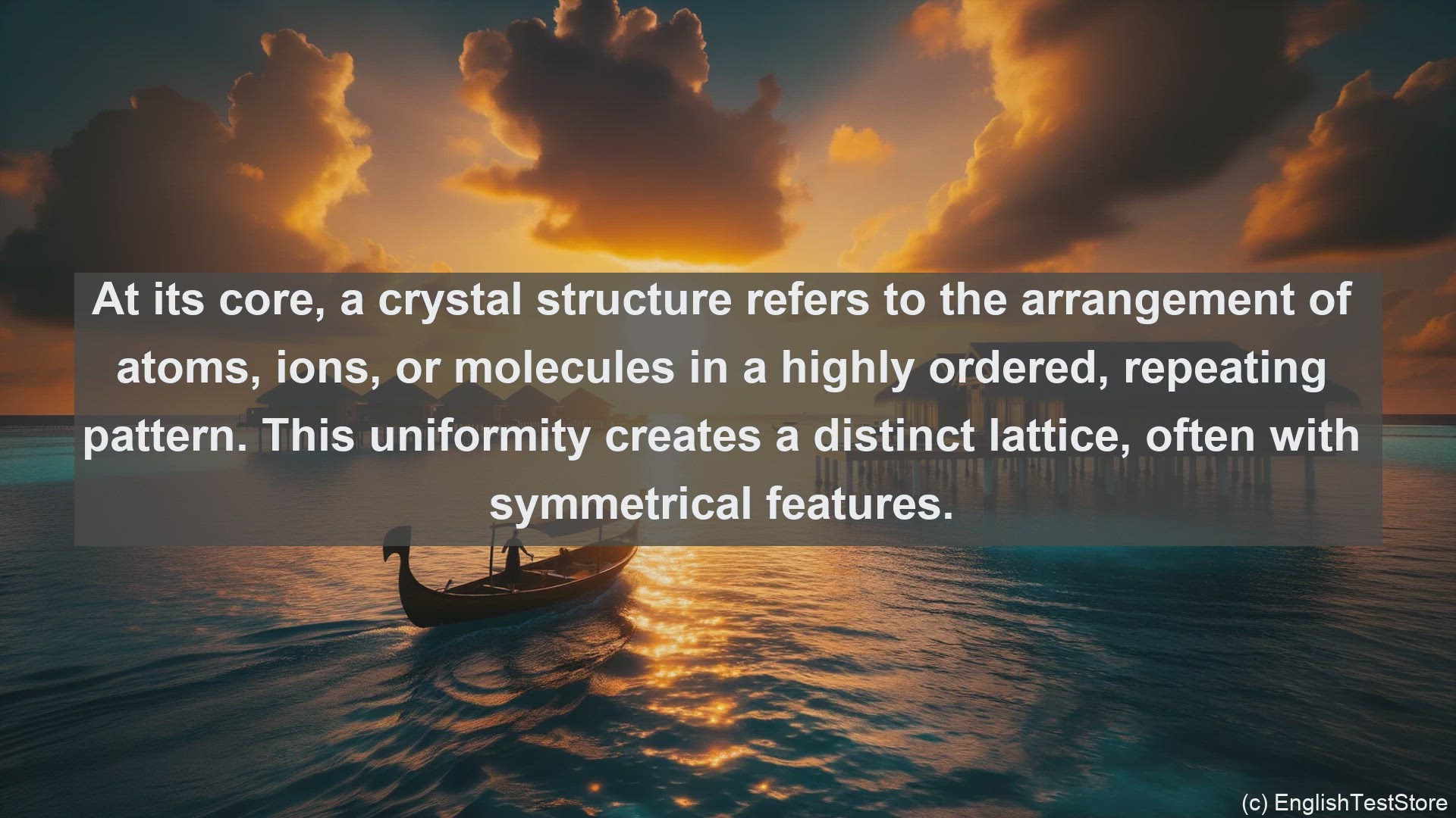 'Video thumbnail for Crystal structure in science  definition and examples'