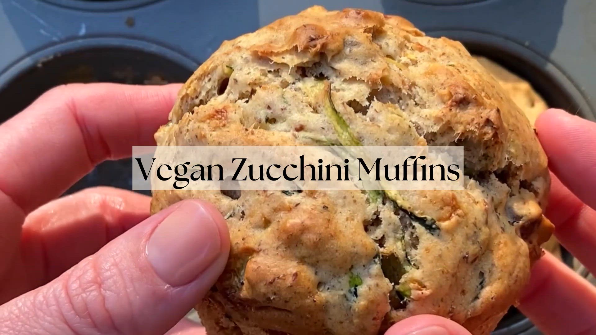 'Video thumbnail for Zucchini Muffins'