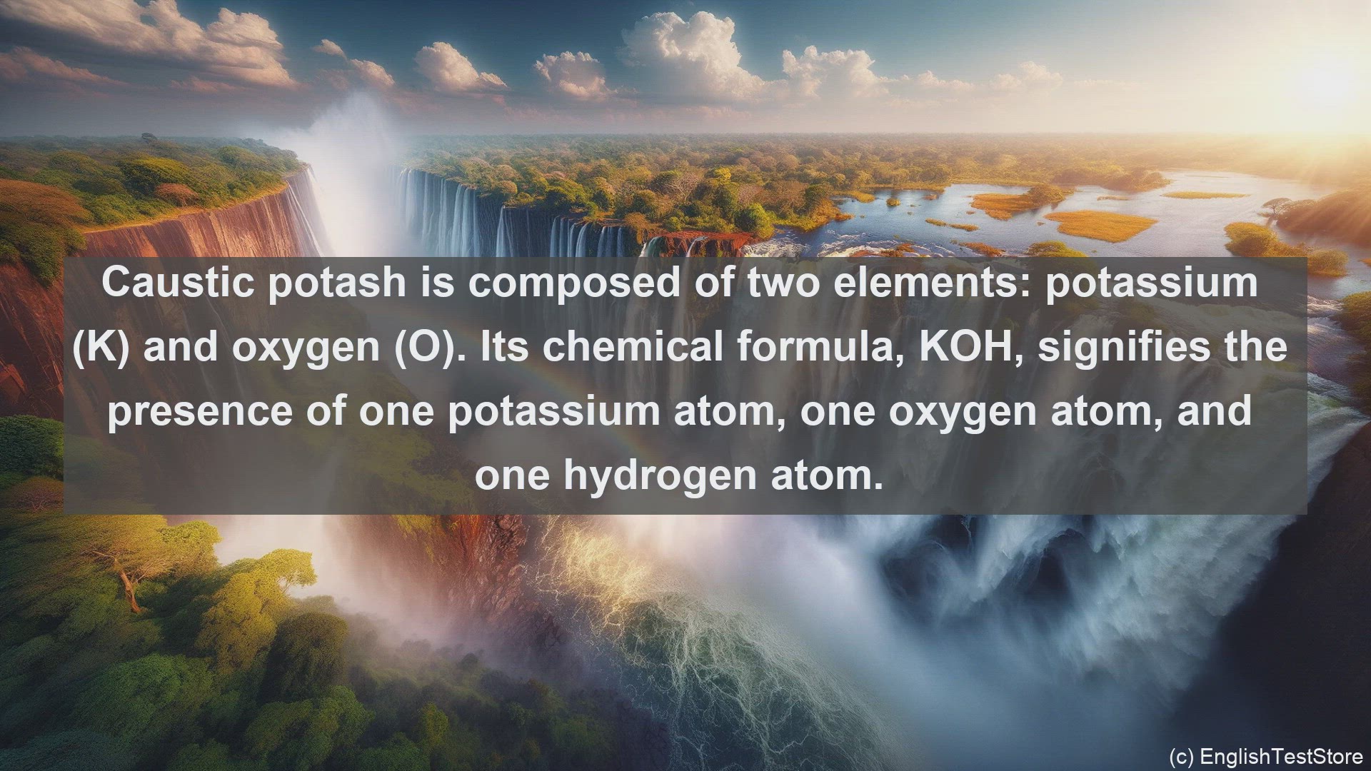 'Video thumbnail for Caustic potash in science  definition and examples'