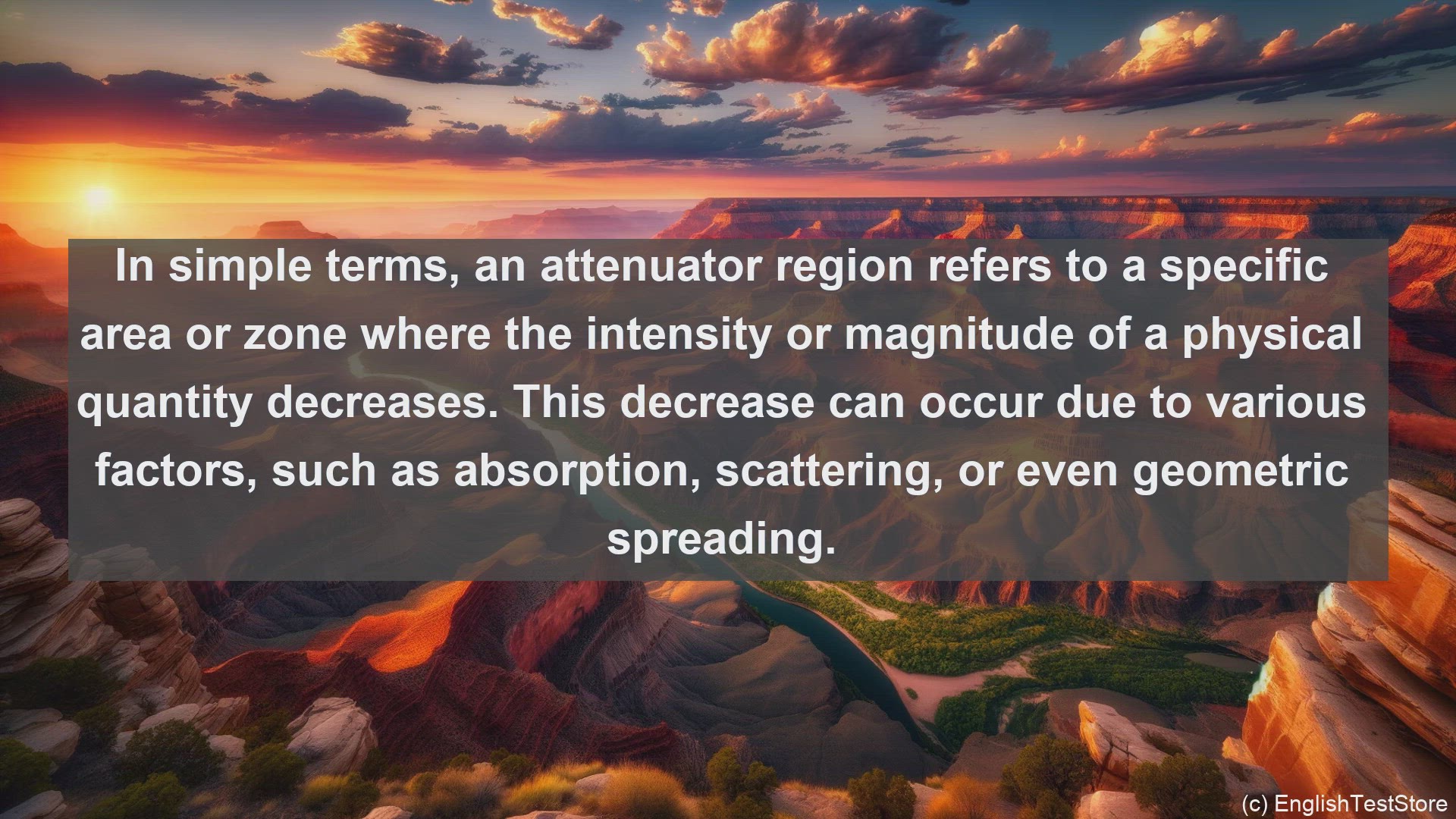 'Video thumbnail for Attenuator region in science  definition and examples'