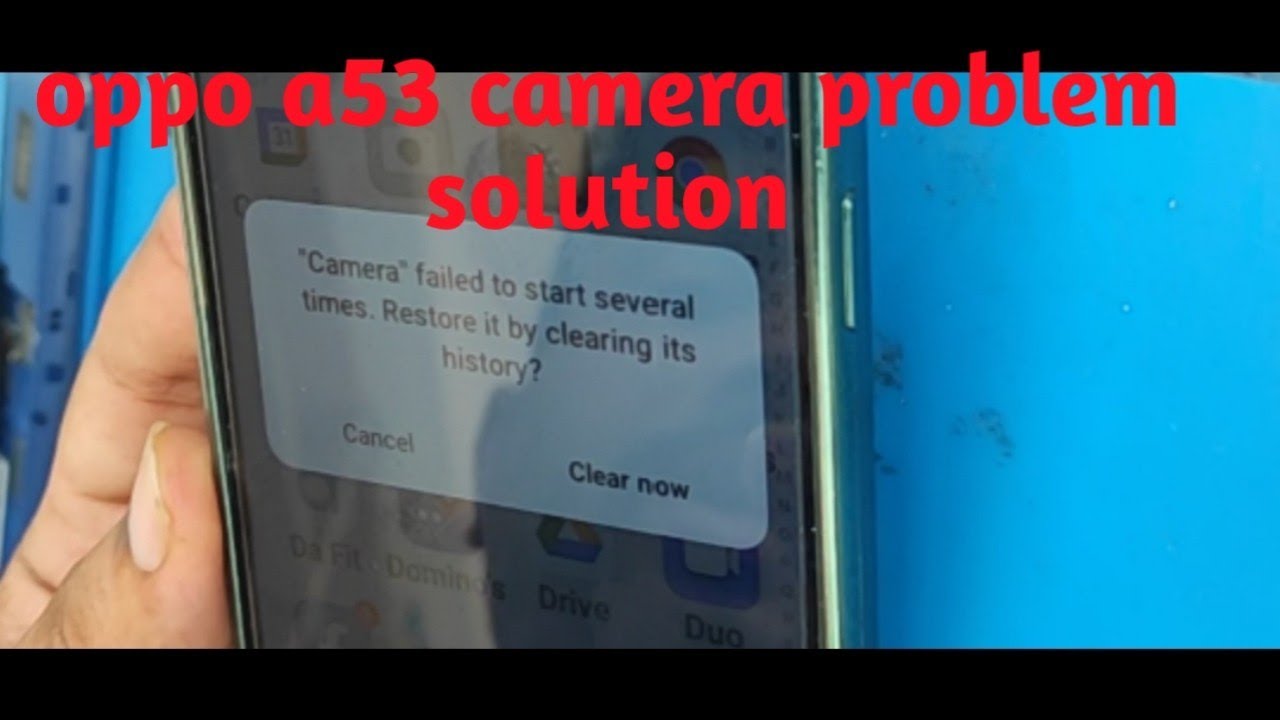 Video thumbnail for Oppo A53 Camera Not problam