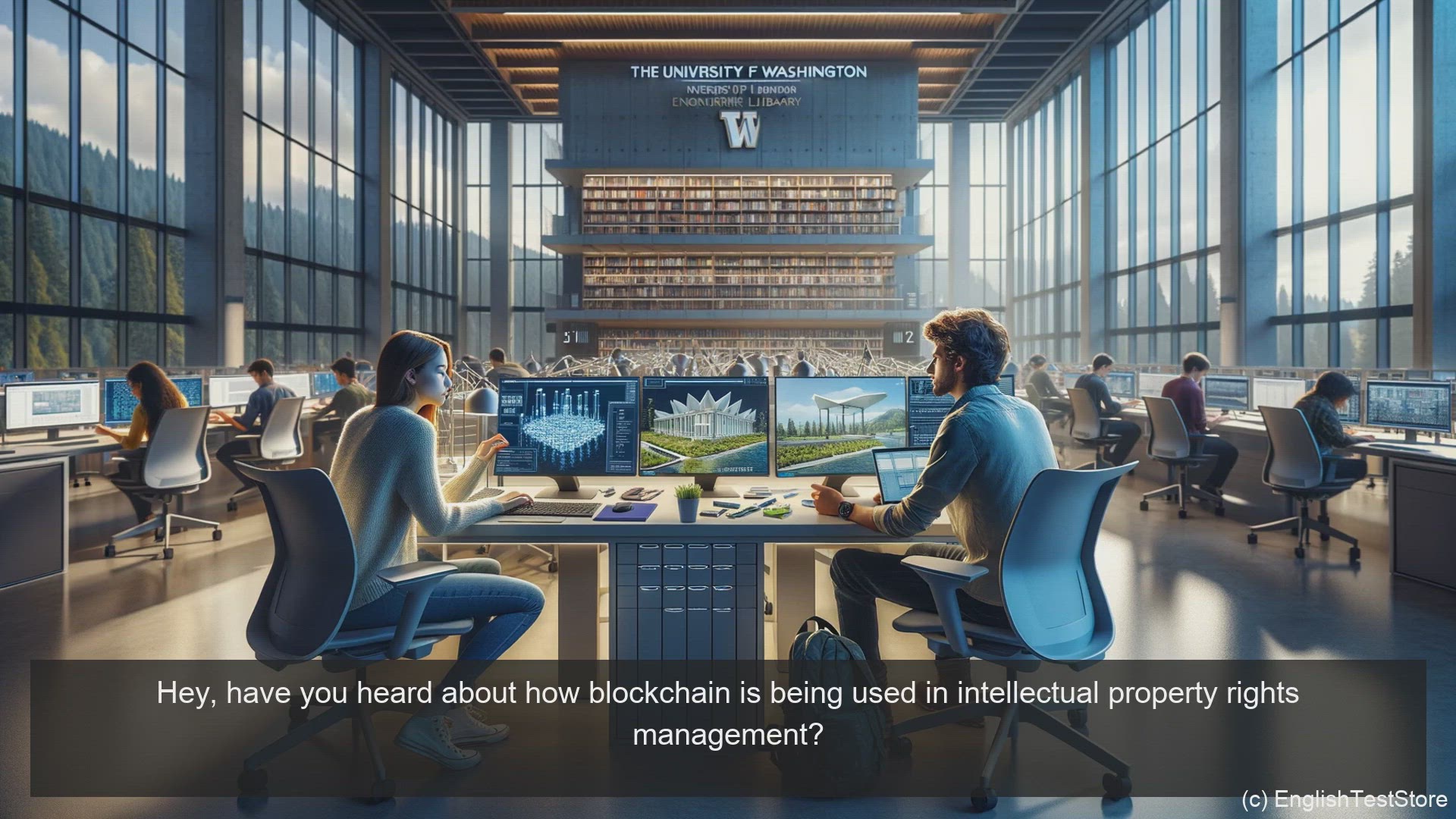 'Video thumbnail for English Conversation for Informatics Engineering: Blockchain Applications in Intellectual Property Rights Management'