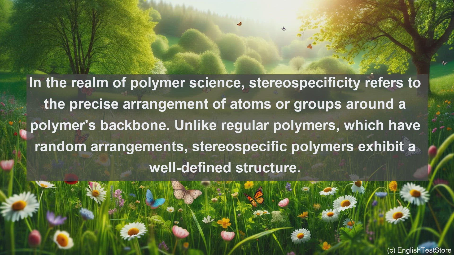 'Video thumbnail for Stereospecific polymers in science  definition and examples'
