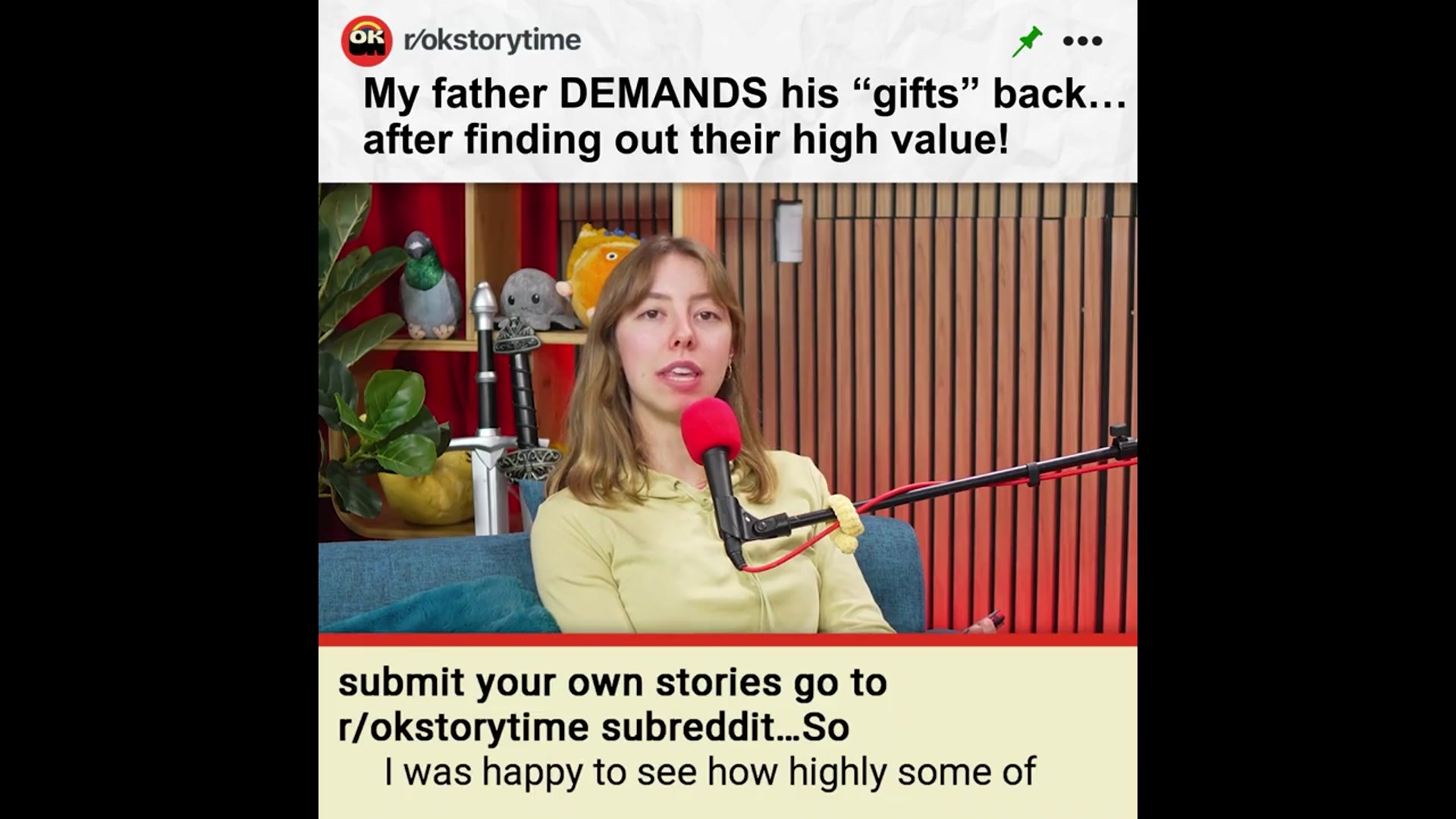 'Video thumbnail for My father DEMANDS his “gifts” back… after finding out their high value! - r/BestofRedditorUpdates | Reddit Stories'
