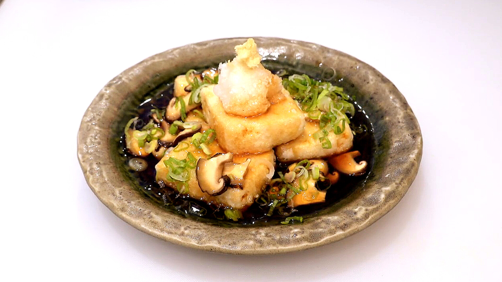 Video thumbnail for JAPANESE Recipe Of Agedashi Tofu Deep fried tofu