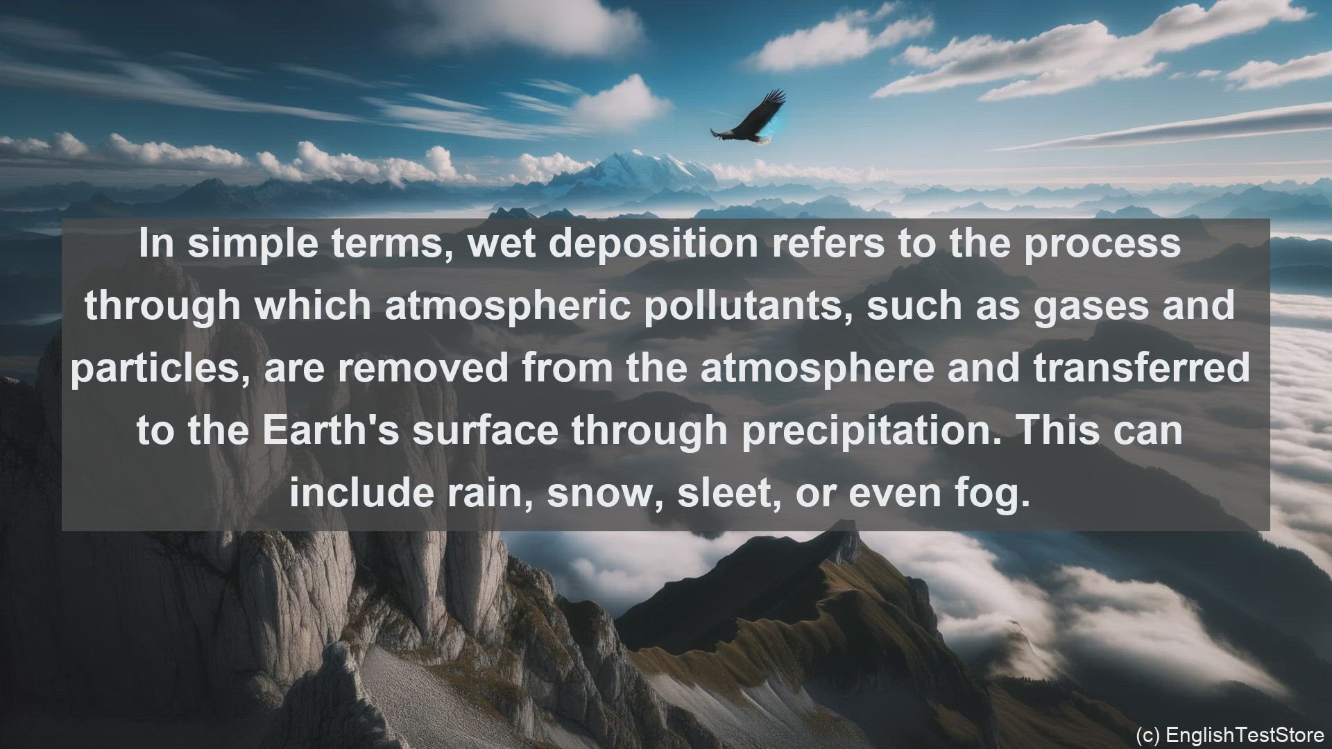 'Video thumbnail for Wet deposition in science  definition and examples'