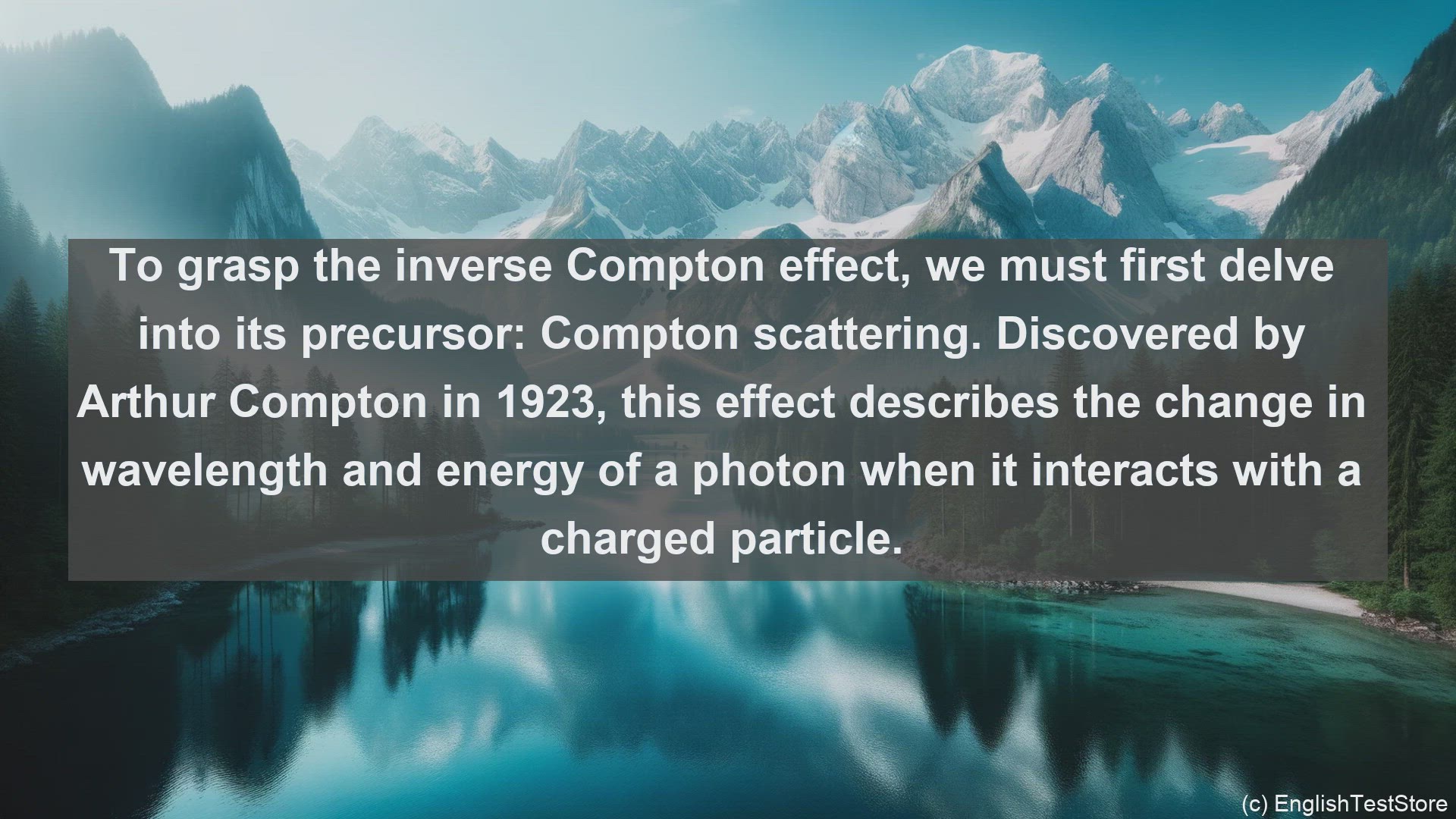 'Video thumbnail for Inverse compton effect in science  definition and examples'