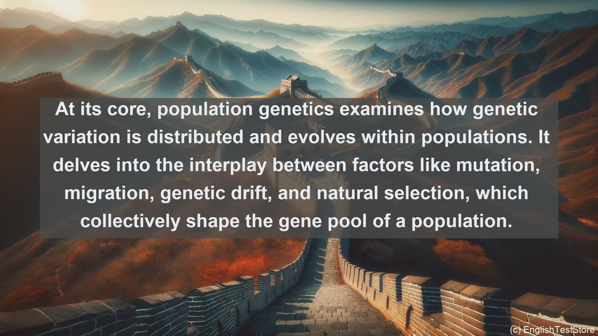 'Video thumbnail for Population genetics in science  definition and examples'