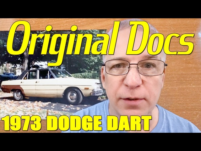'Video thumbnail for 1973 Dodge Dart: broadcast, sticker, receipt, manual, owner magazine, Dodge Club card, and more!'