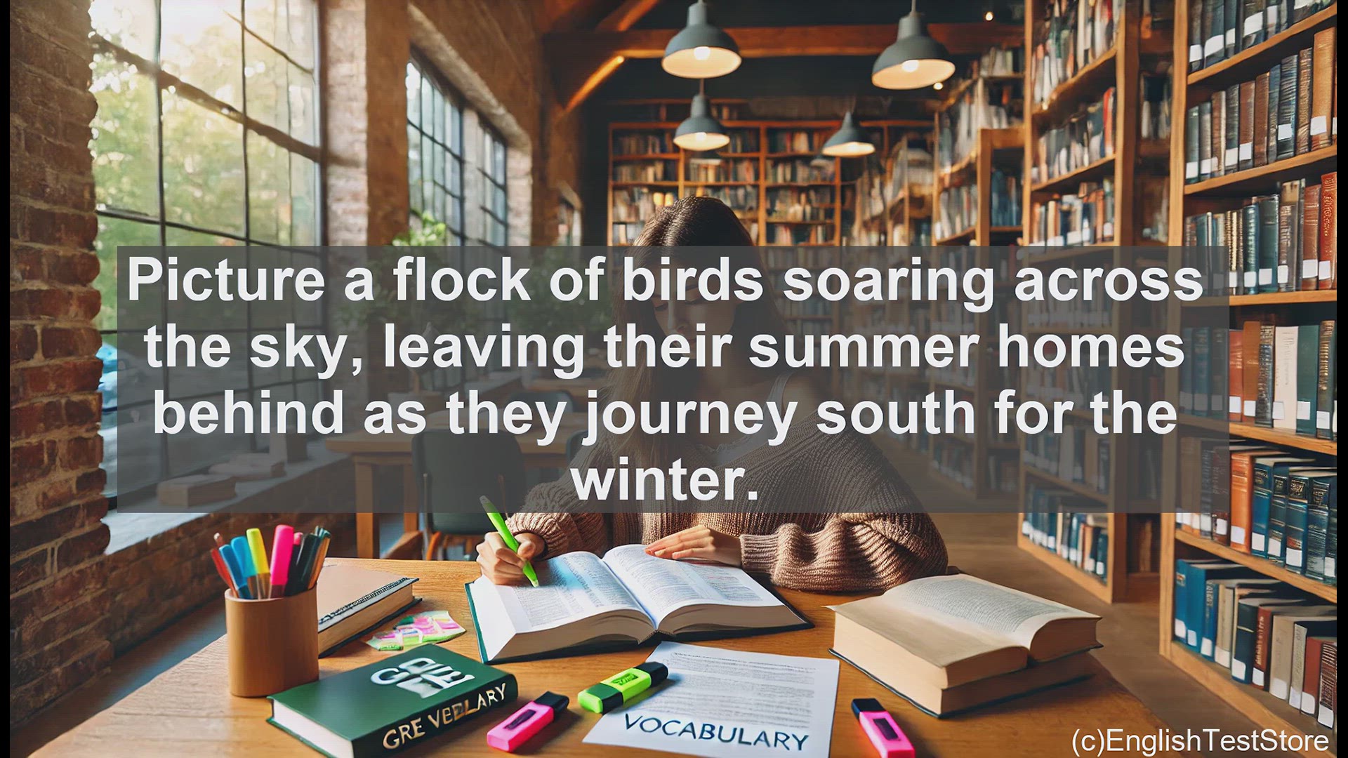 'Video thumbnail for GRE Vocabulary Lesson: The Migrant Journey - Exploring a Crucial Concept'