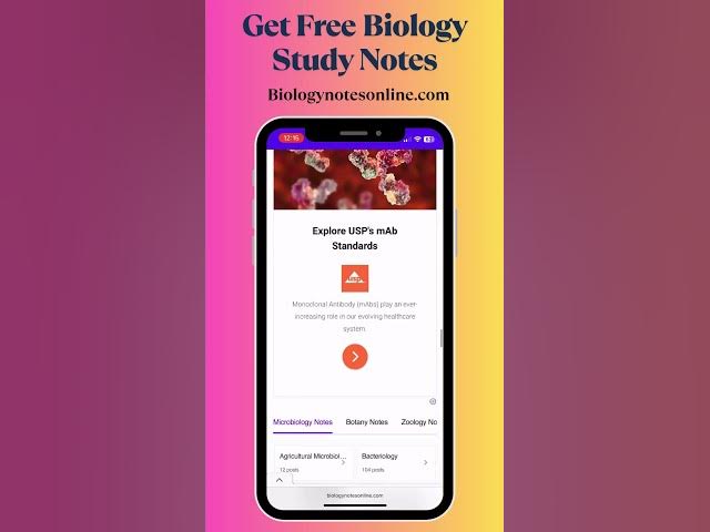 Video thumbnail for Get Free Biology Study Notes #microbiology #science #biology #scienceeducation  #cellbiology