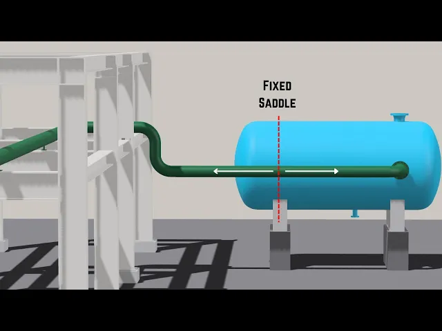 'Video thumbnail for Piping Stress Analysis on Horizontal Vessel'