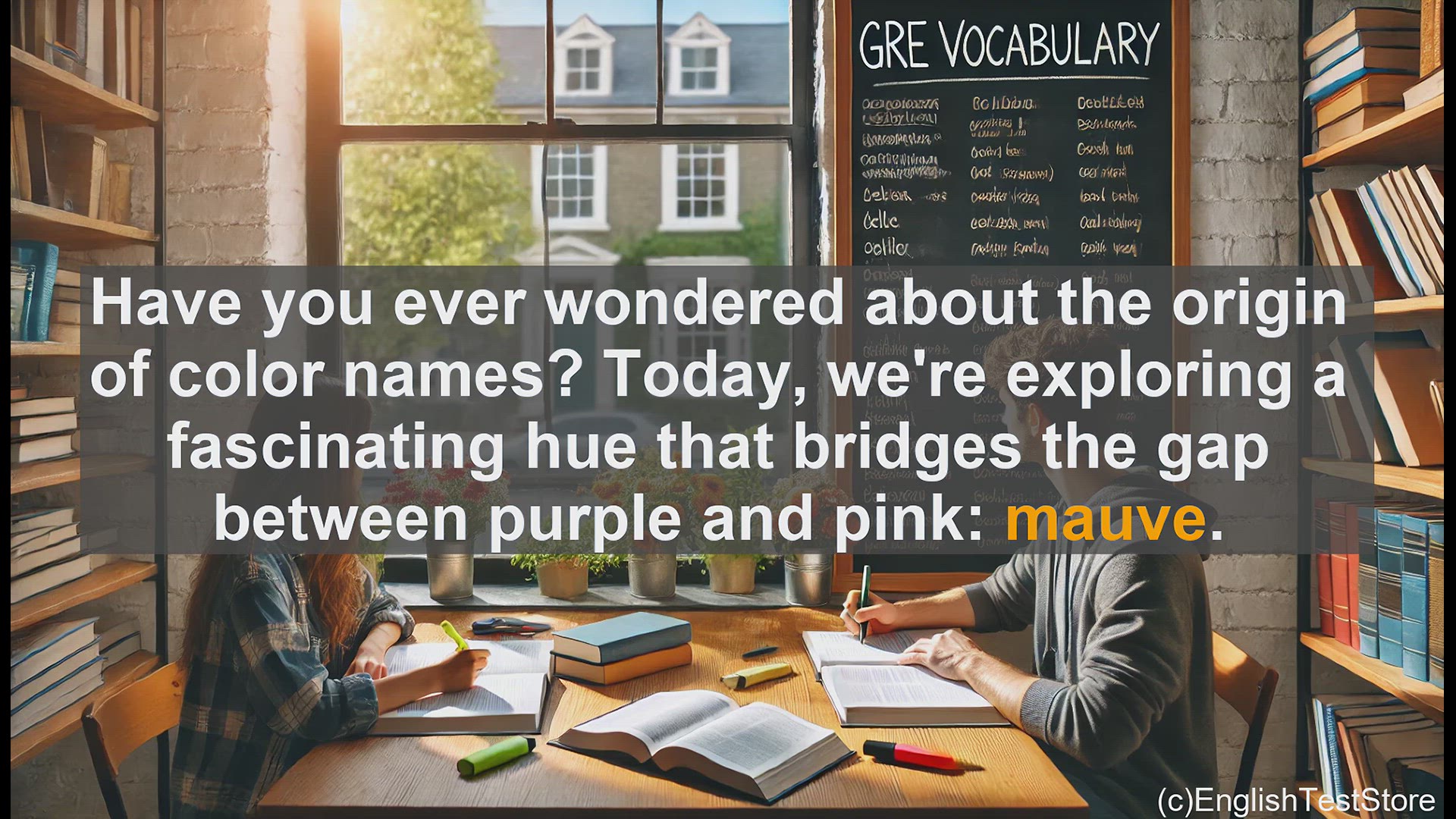 'Video thumbnail for GRE Vocabulary Lesson: The Fascinating History of the Color Mauve'