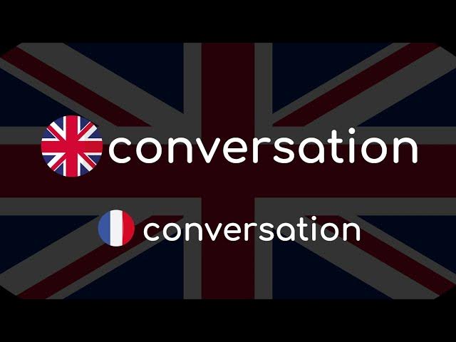Video thumbnail for Comment prononcer « conversation » en anglais
