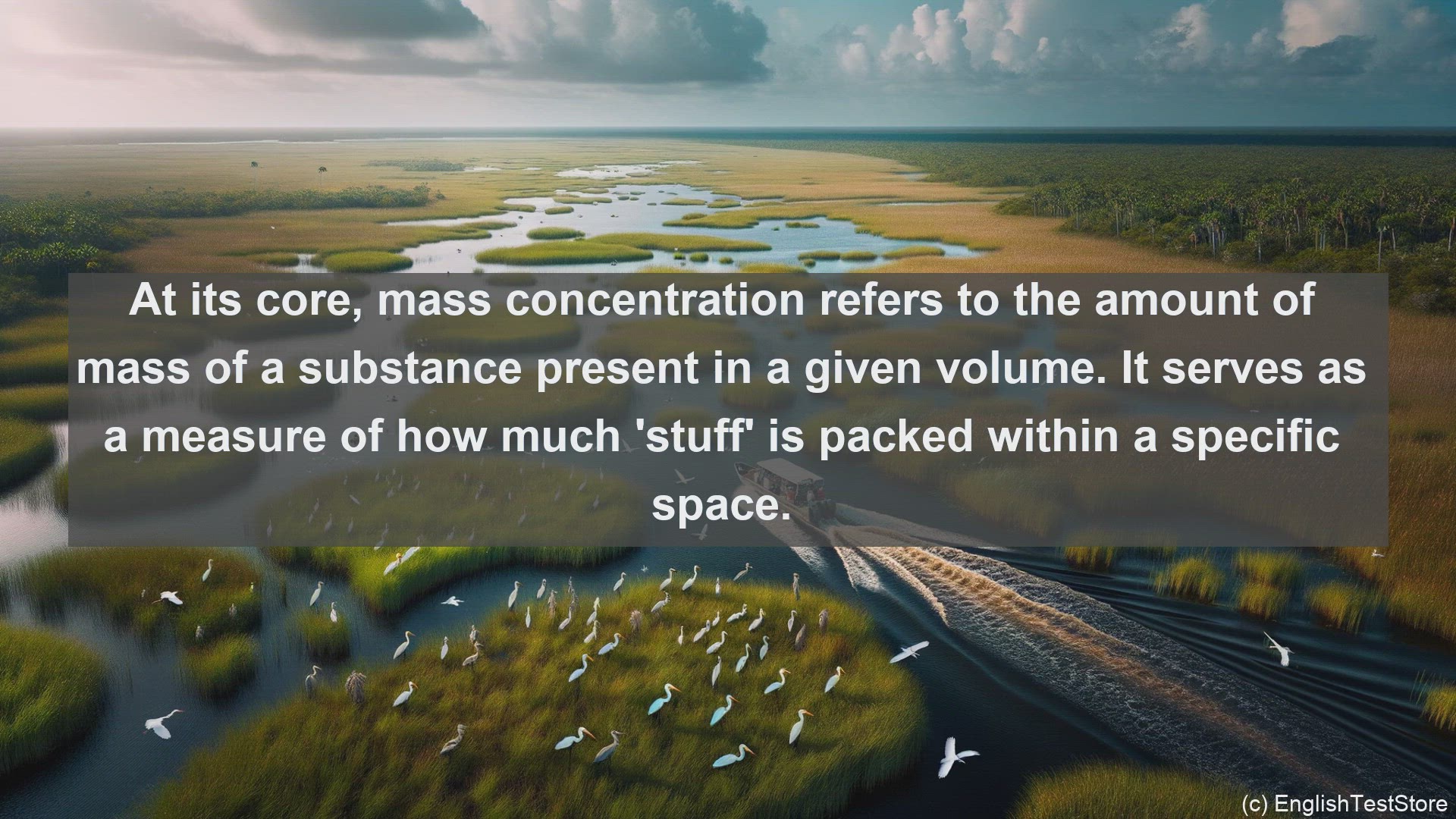 'Video thumbnail for Mass concentration in science  definition and examples'