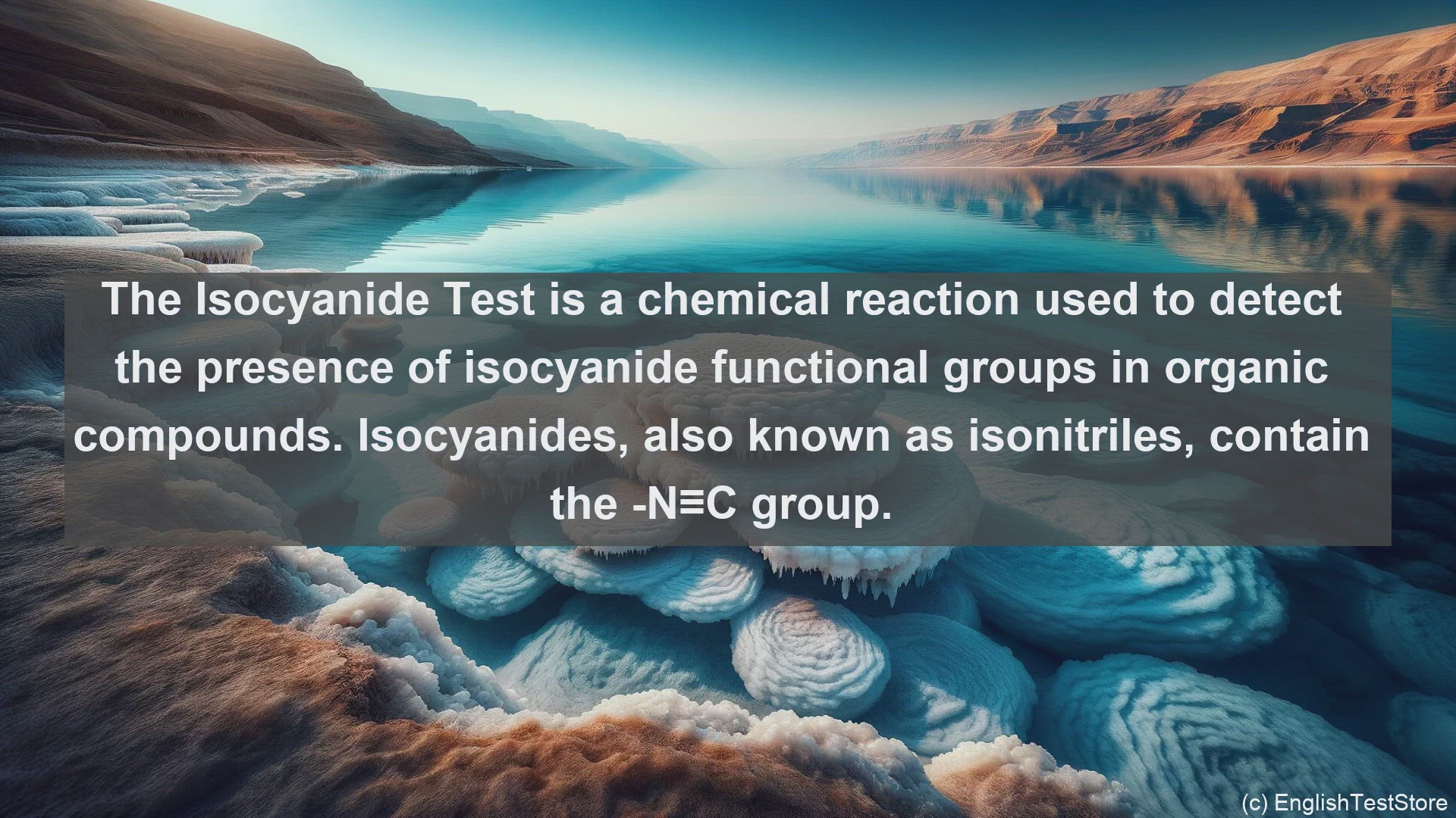 'Video thumbnail for Isocyanide test in science  definition and examples'