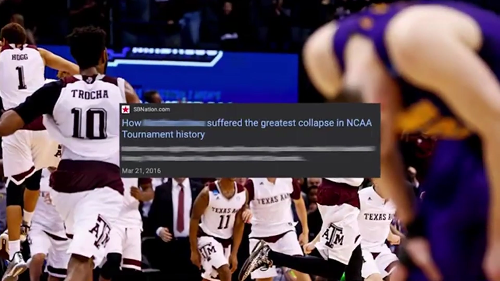 'Video thumbnail for The Greatest Comebacks In College Basketball History...'