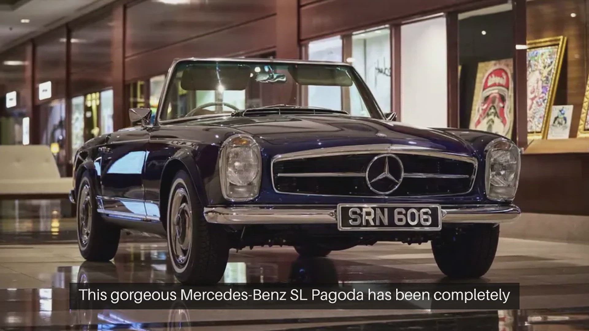 'Video thumbnail for This gorgeous Mercedes-Benz SL Pagoda has been completely electrified'