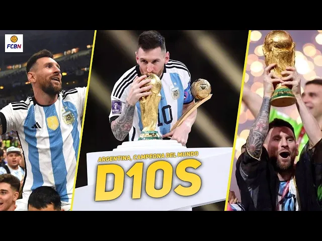 Video thumbnail for 🚨 ARGENTINA, CAMPEONA DEL MUNDO 🚨 MESSI, MVP del MUNDIAL ▪ PALMARÉS de LEYENDA ▪ LAPORTA LO FELICITA