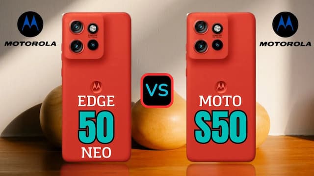 'Video thumbnail for Motorola Edge 50 Neo vs Motorola S50'
