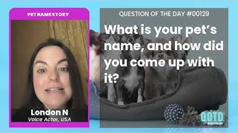Video thumbnail for London has mistaken identity to thanks for her cat's name!