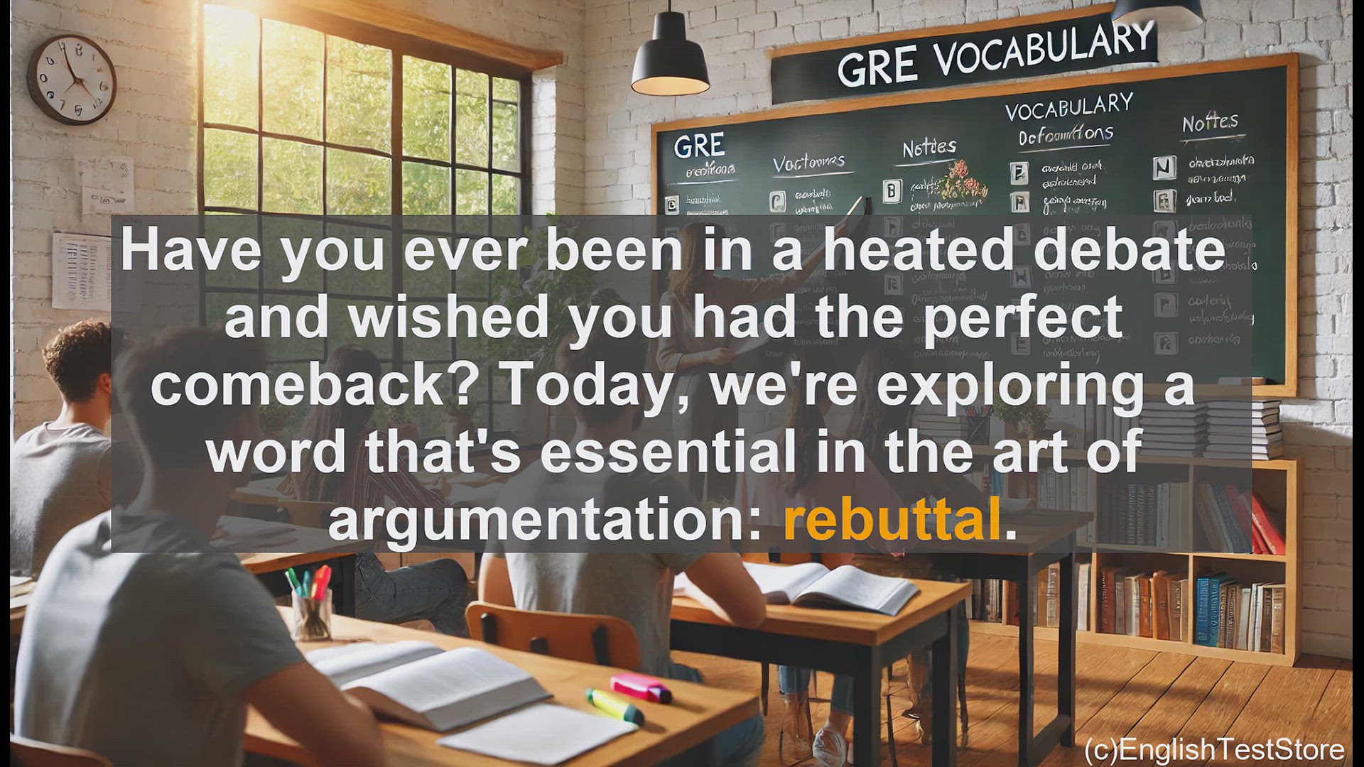 'Video thumbnail for GRE Vocabulary Lesson: Mastering the Art of Rebuttal - Sharpening Your Critical Thinking Skills'