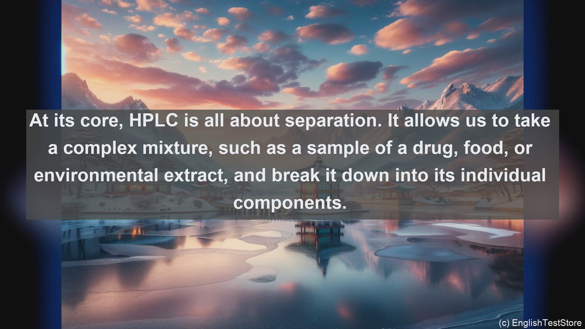 'Video thumbnail for High performance liquid chromatography in science  definition and examples'