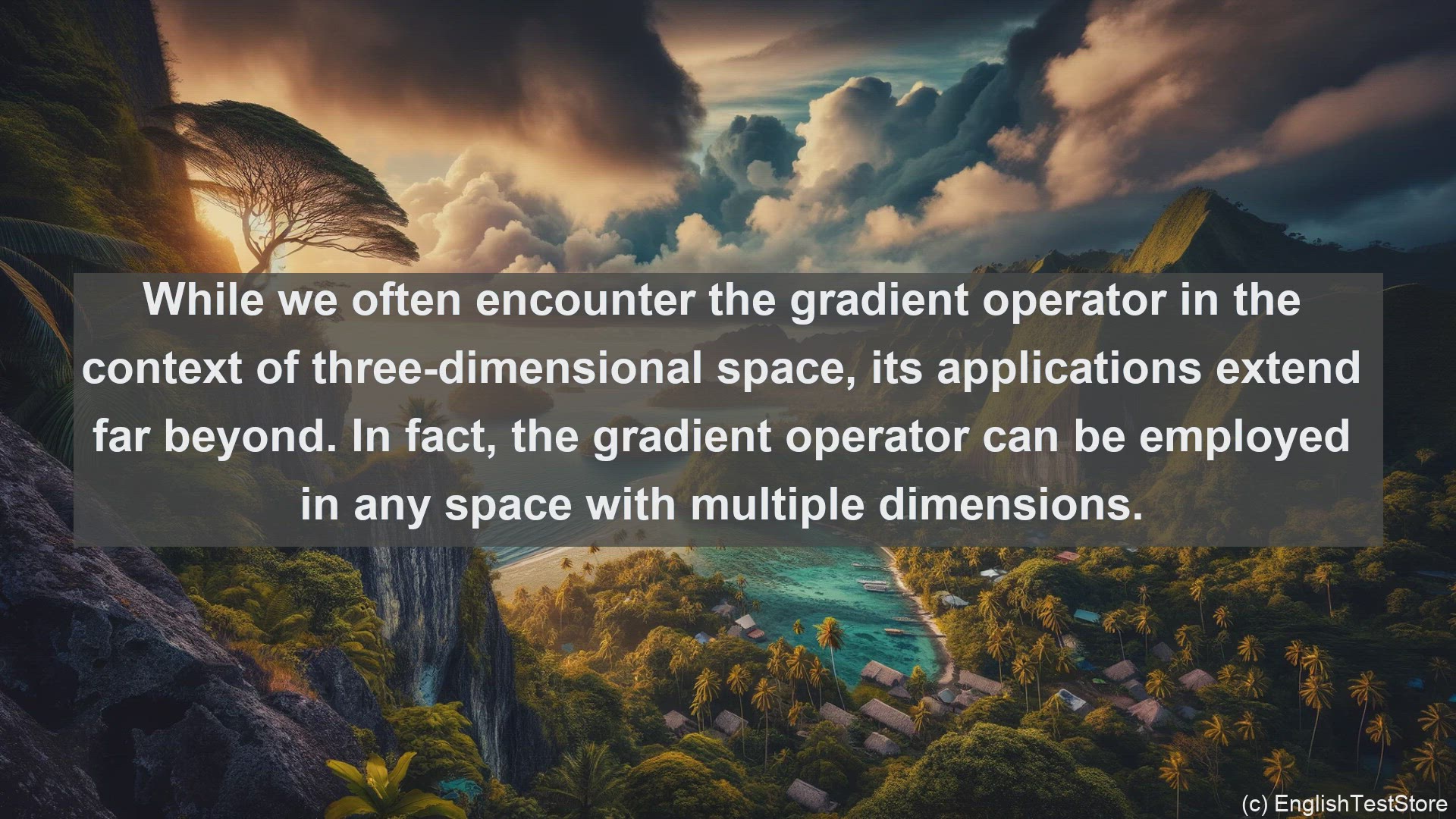 'Video thumbnail for Gradient operator in science  definition and examples'