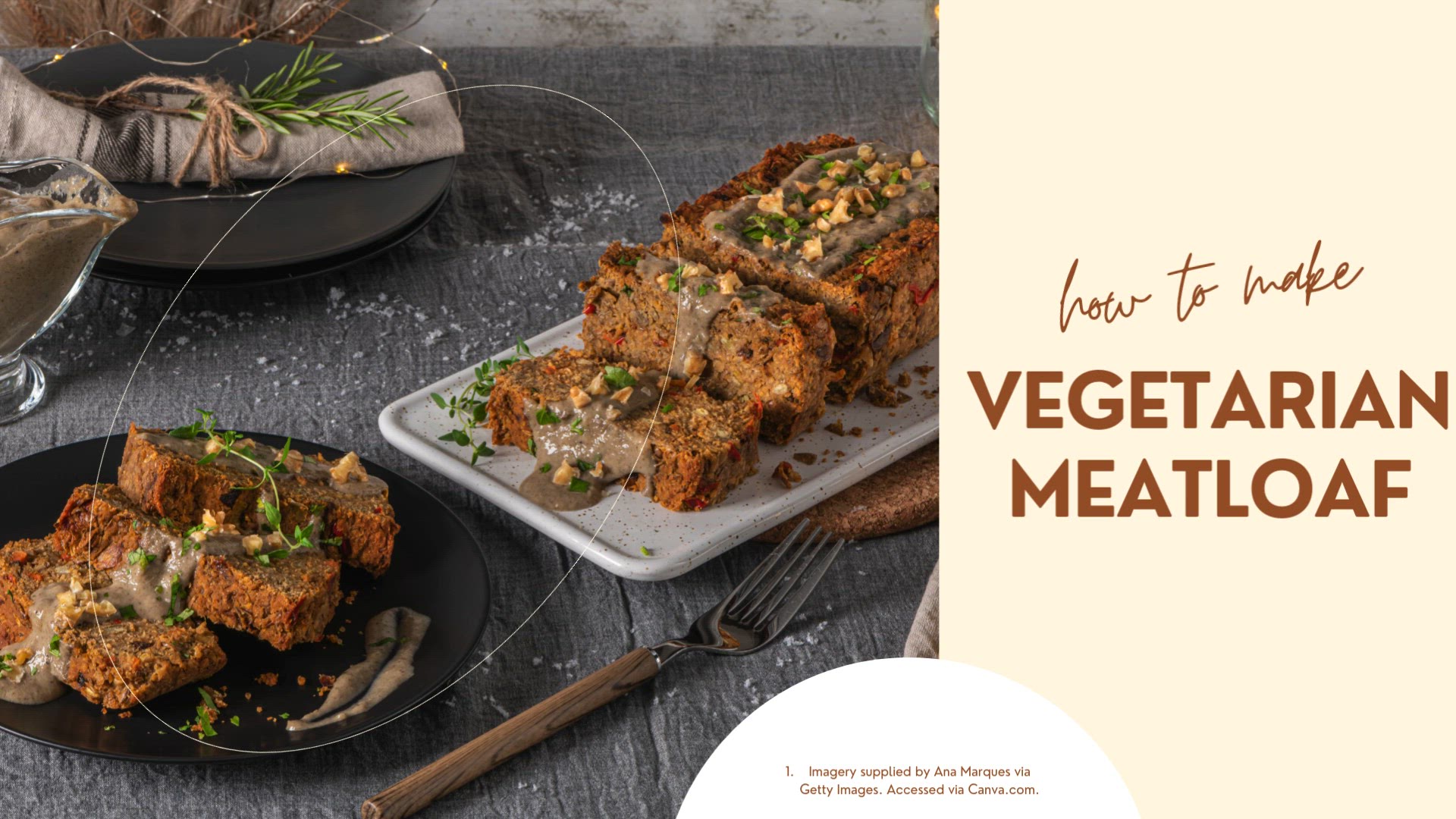 'Video thumbnail for Vegetarian Meatloaf'