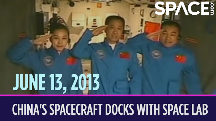 Video thumbnail for OTD In Space - June 13: China’s Spacecraft Docks With Space Lab