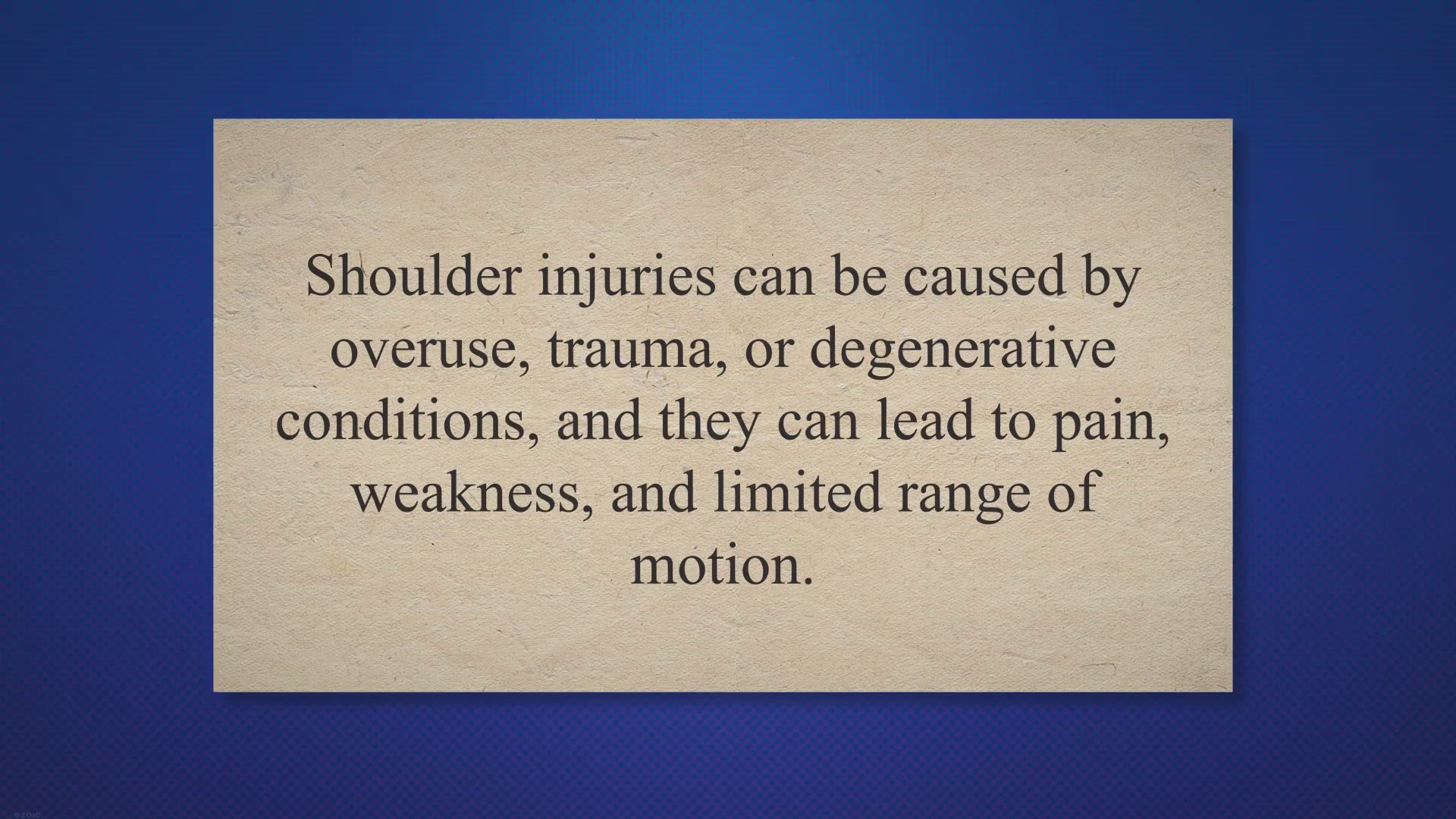 Video thumbnail for Shoulder Strength: The Power of Exercise and Physiotherapy for Injury Rehabilitation and Prevention