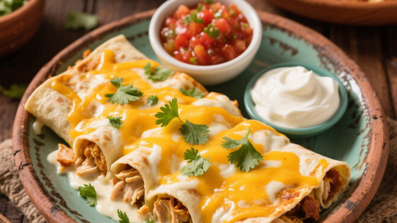 Video thumbnail for Creamy Chicken Enchiladas: Same Great Flavor, Low-Carb Twist