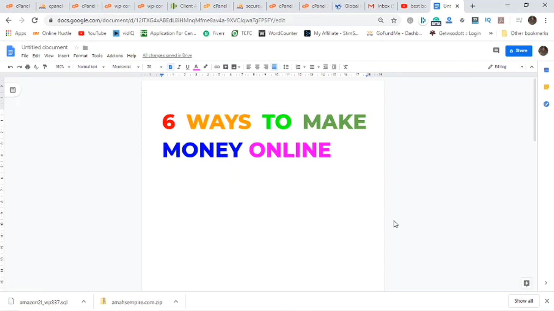 'Video thumbnail for 6 Ways To Make Money Online [Make $100 a Day Online]'