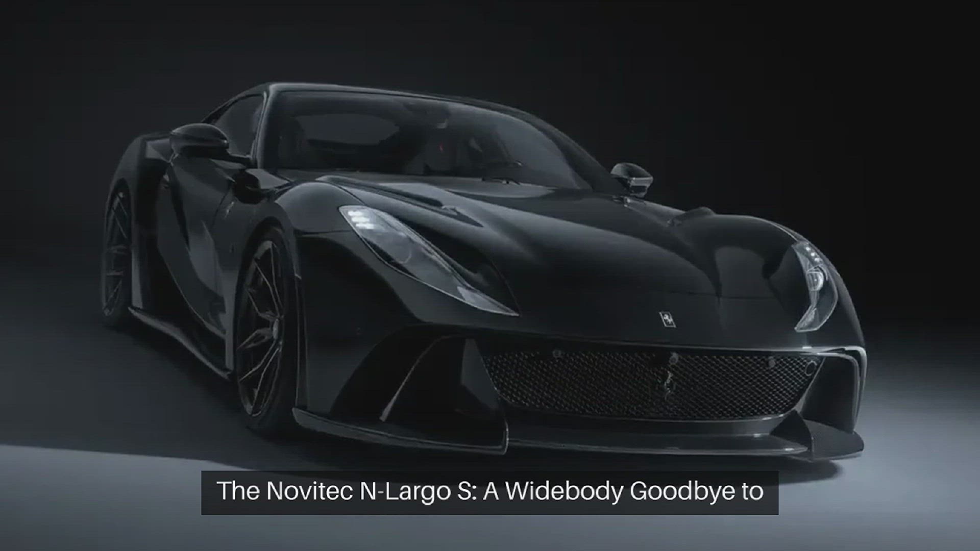 'Video thumbnail for The Novitec N-Largo S is a widebody goodbye to the Ferrari 812 Superfast'