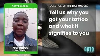 Video thumbnail for veronica got a tattoo to remember this crazy little thing called love!