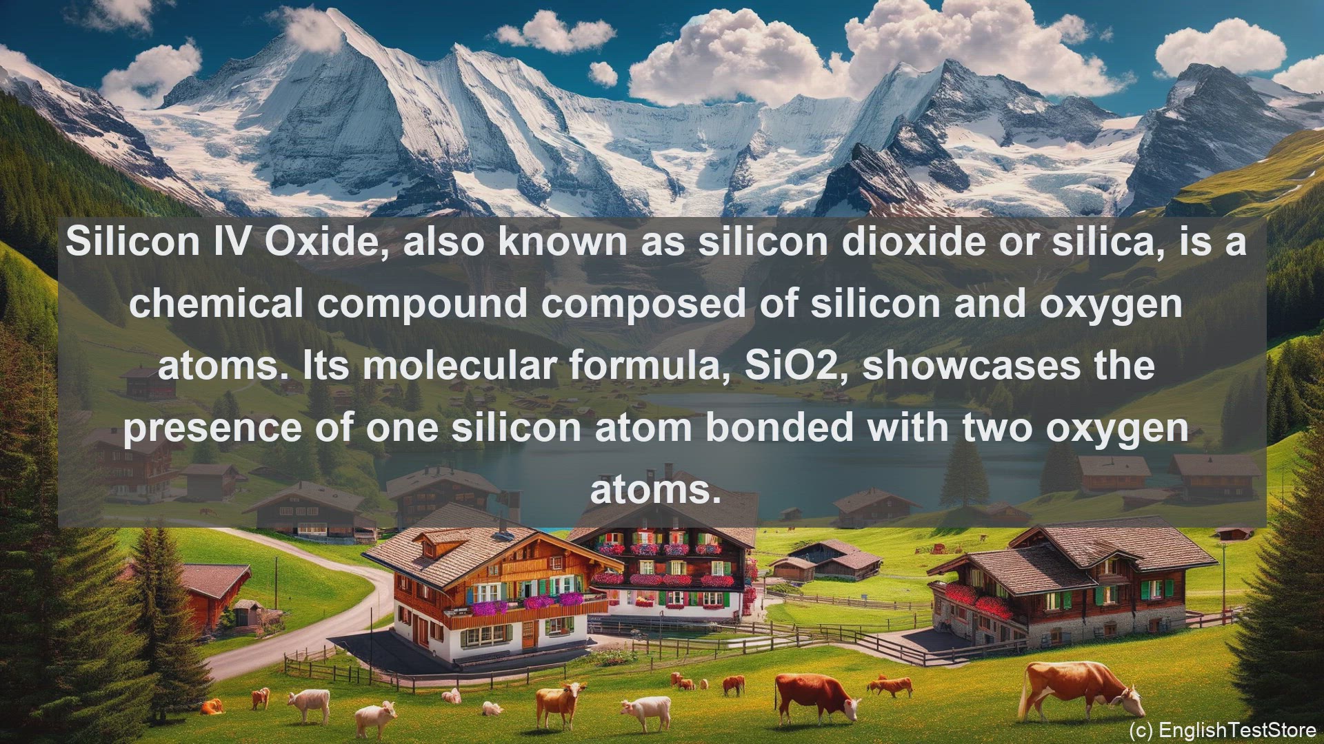'Video thumbnail for Silicon iv oxide in science  definition and examples'