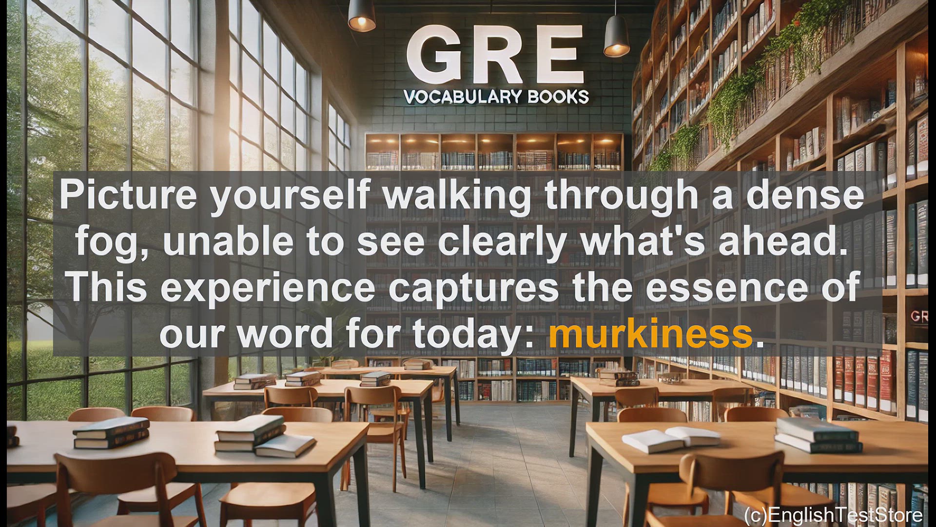 'Video thumbnail for GRE Vocabulary Lesson: Navigating the Murkiness - Mastering a Powerful GRE Vocabulary Word'