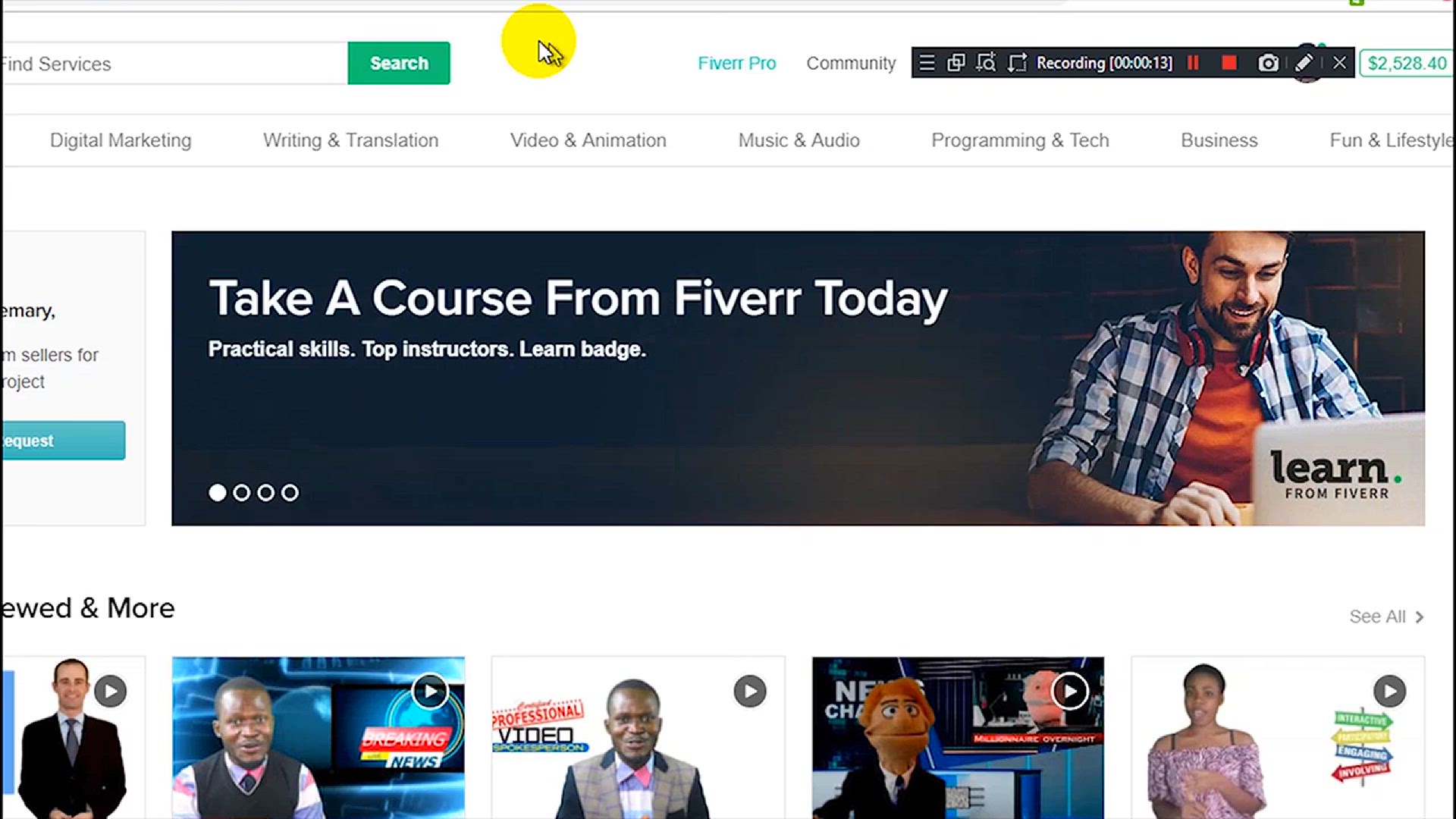 'Video thumbnail for These Fiverr Tips and Tricks Made me $10,000 in 3 Months'