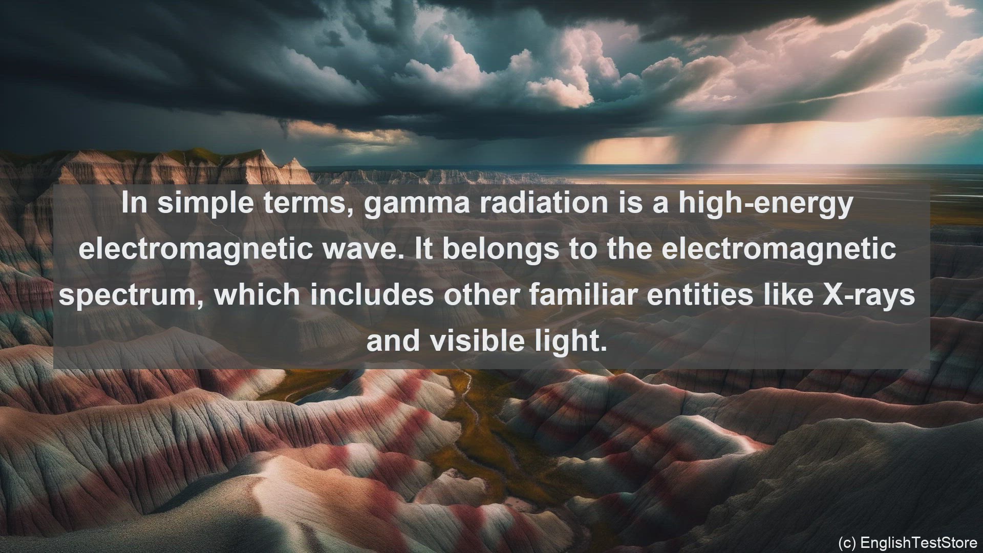 'Video thumbnail for Gamma radiation in science  definition and examples'