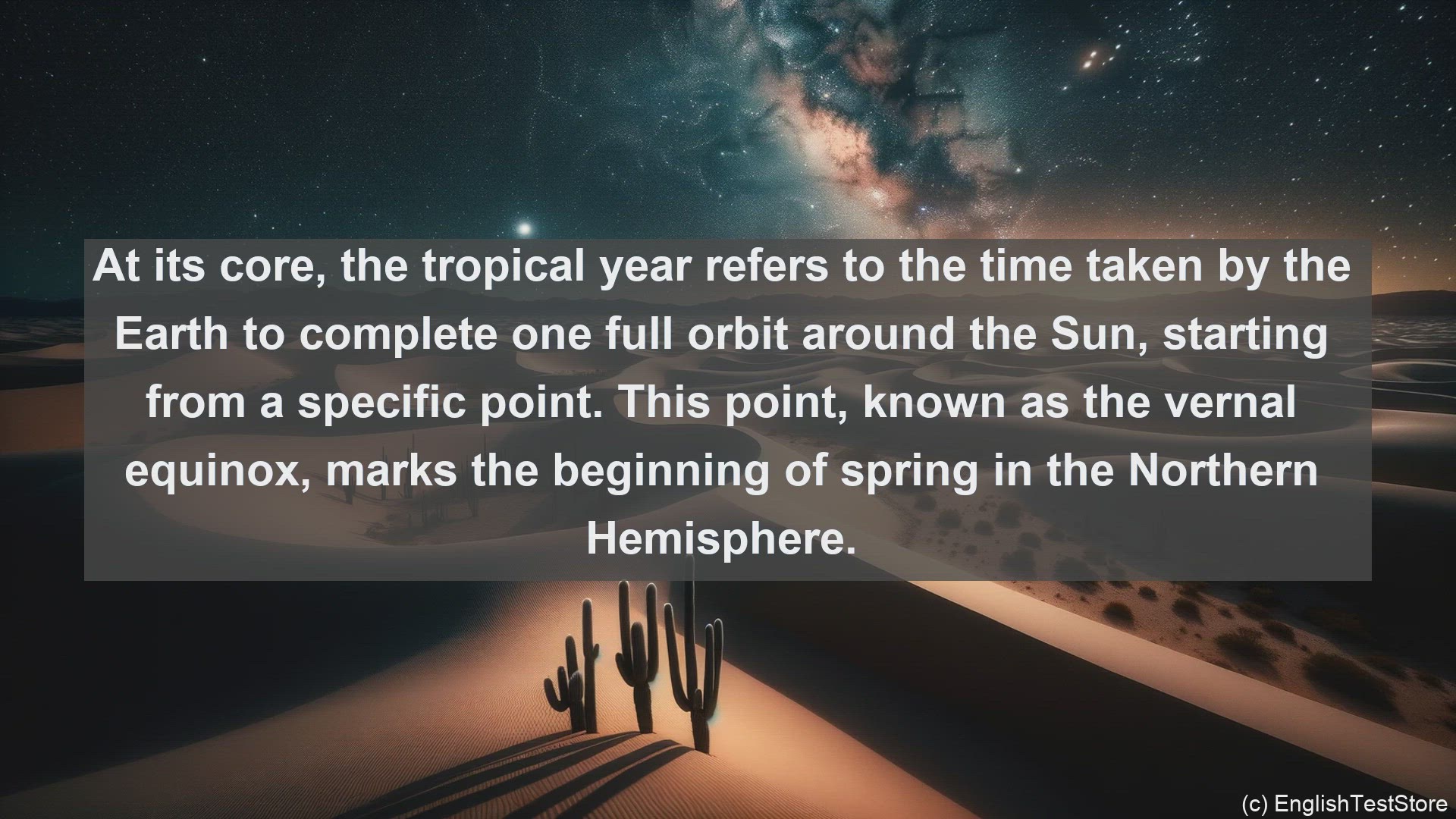 'Video thumbnail for Tropical year in science  definition and examples'