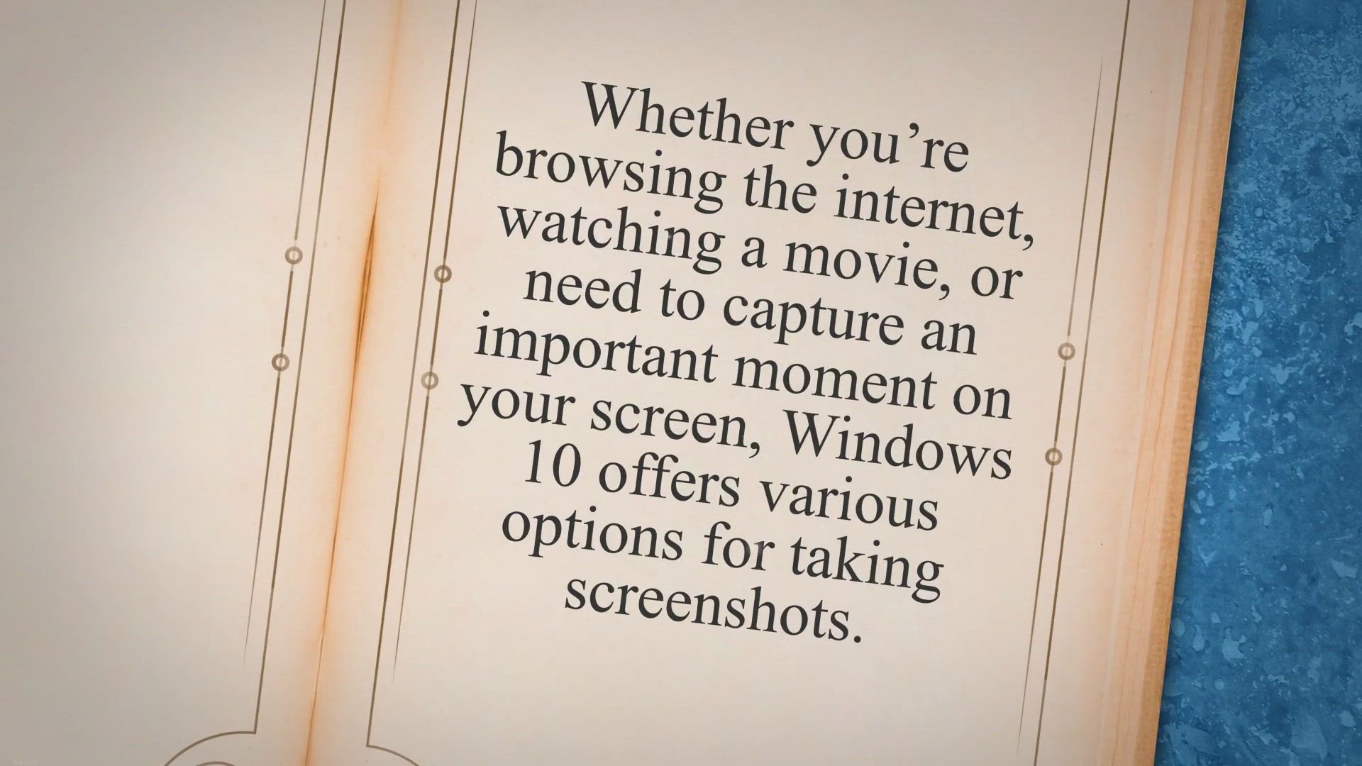 'Video thumbnail for How to Take a Screenshot on Windows 10 Computer?'