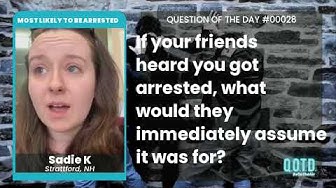 Video thumbnail for Sadie's friends wouldn't believe she got arrested. I think that's a good sign!