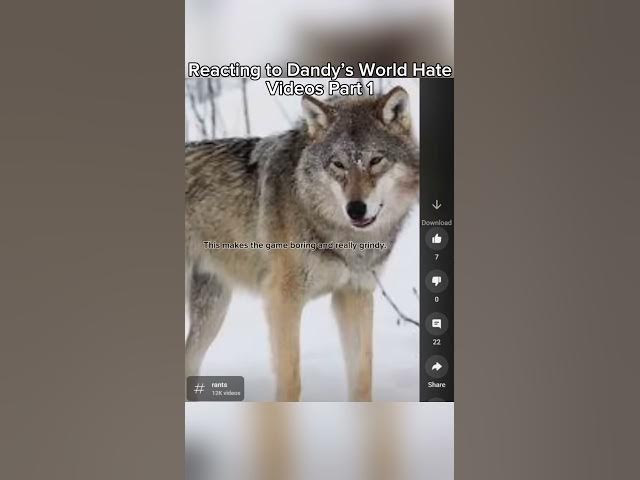 Video thumbnail for Reacting to Dandy’s World Hate Videos Part 1 #shorts #roblox #dandysworld