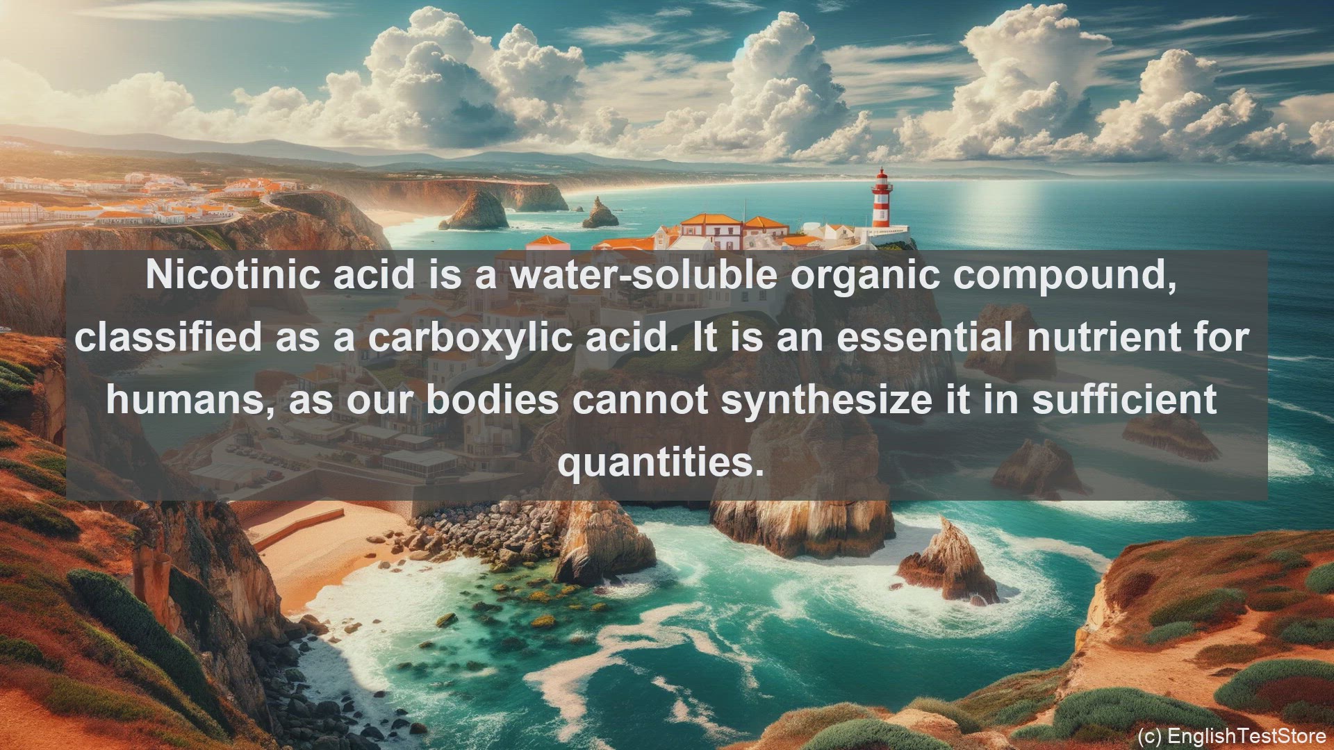 'Video thumbnail for Nicotinic acid in science  definition and examples'
