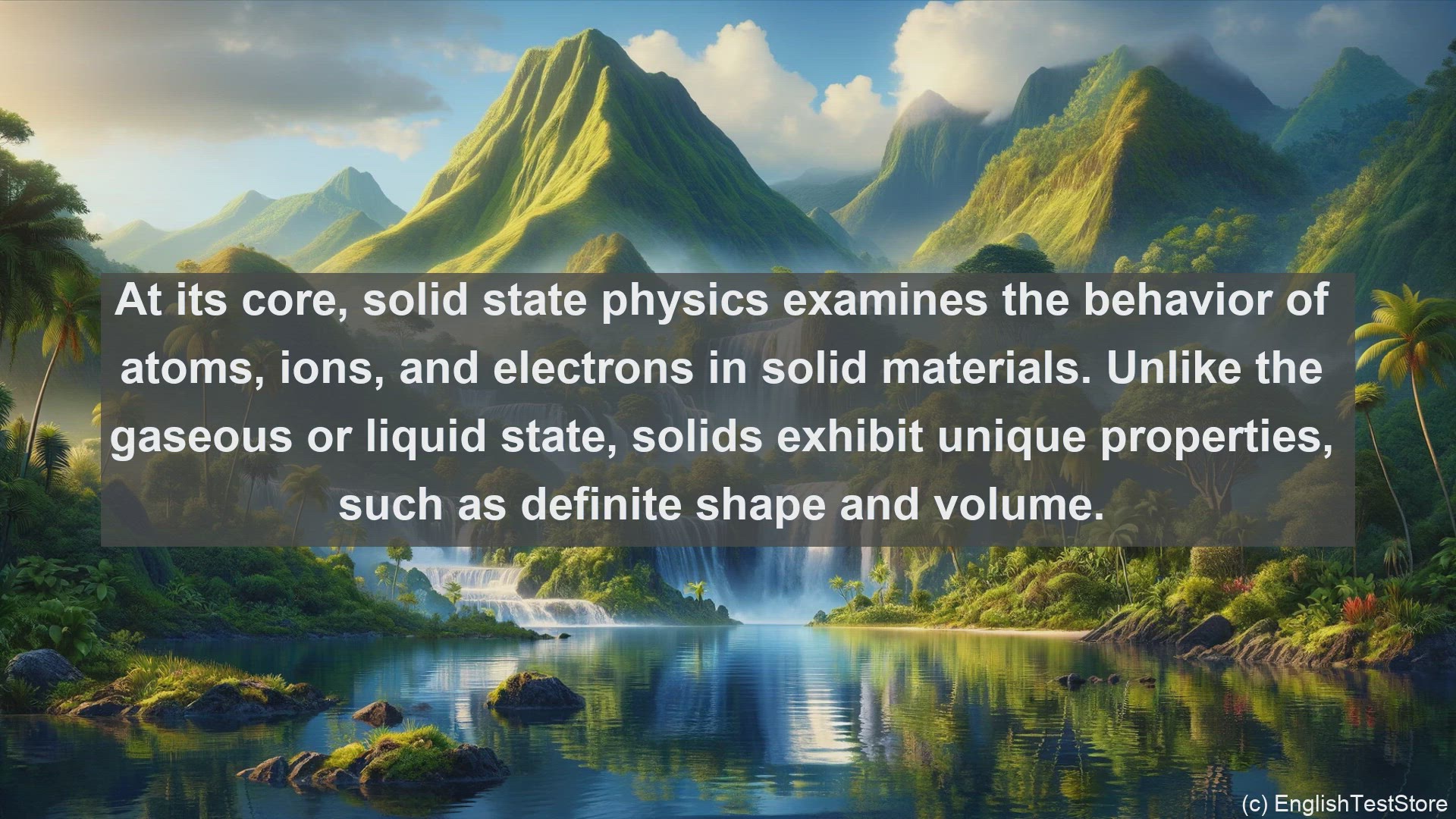 'Video thumbnail for Solid state physics in science  definition and examples'