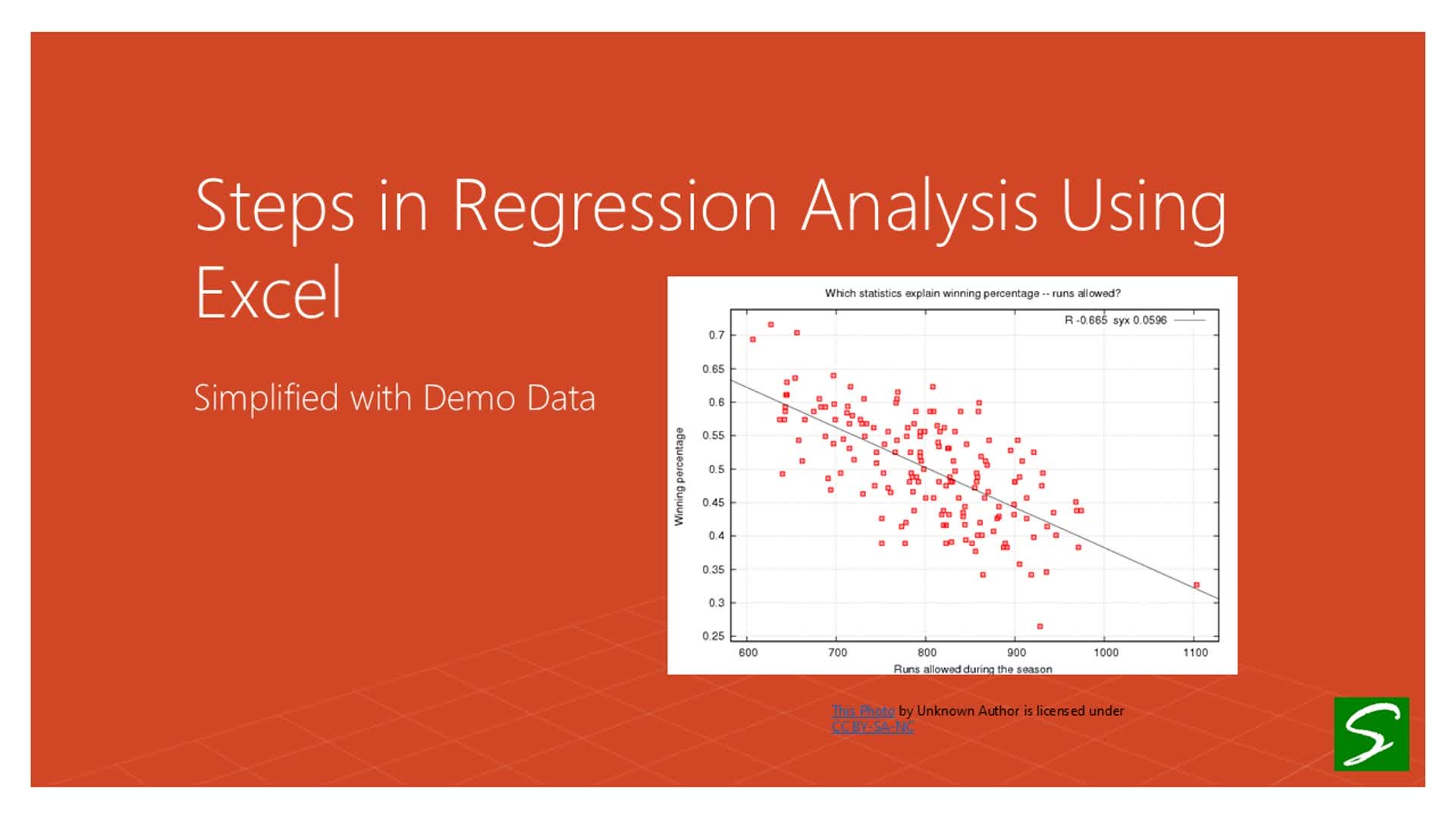 Video thumbnail for Steps in Regression Analysis Using Excel