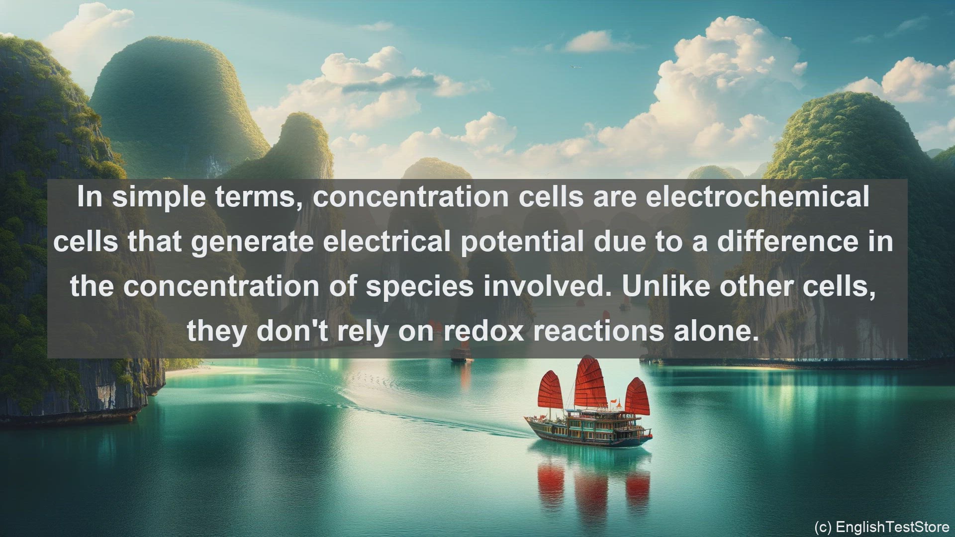 'Video thumbnail for Concentration cells in science  definition and examples'
