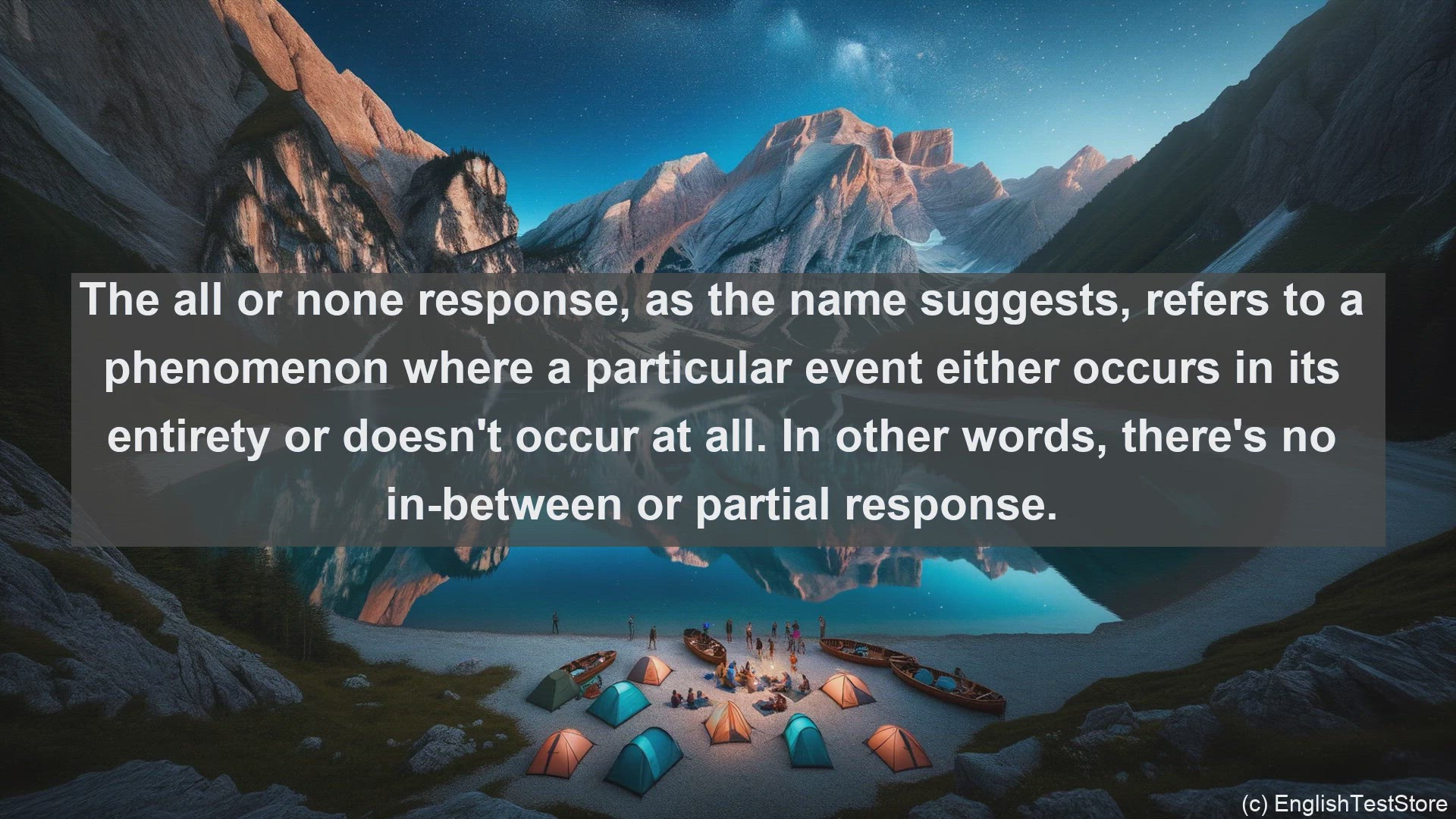 'Video thumbnail for All or none response in science  definition and examples'