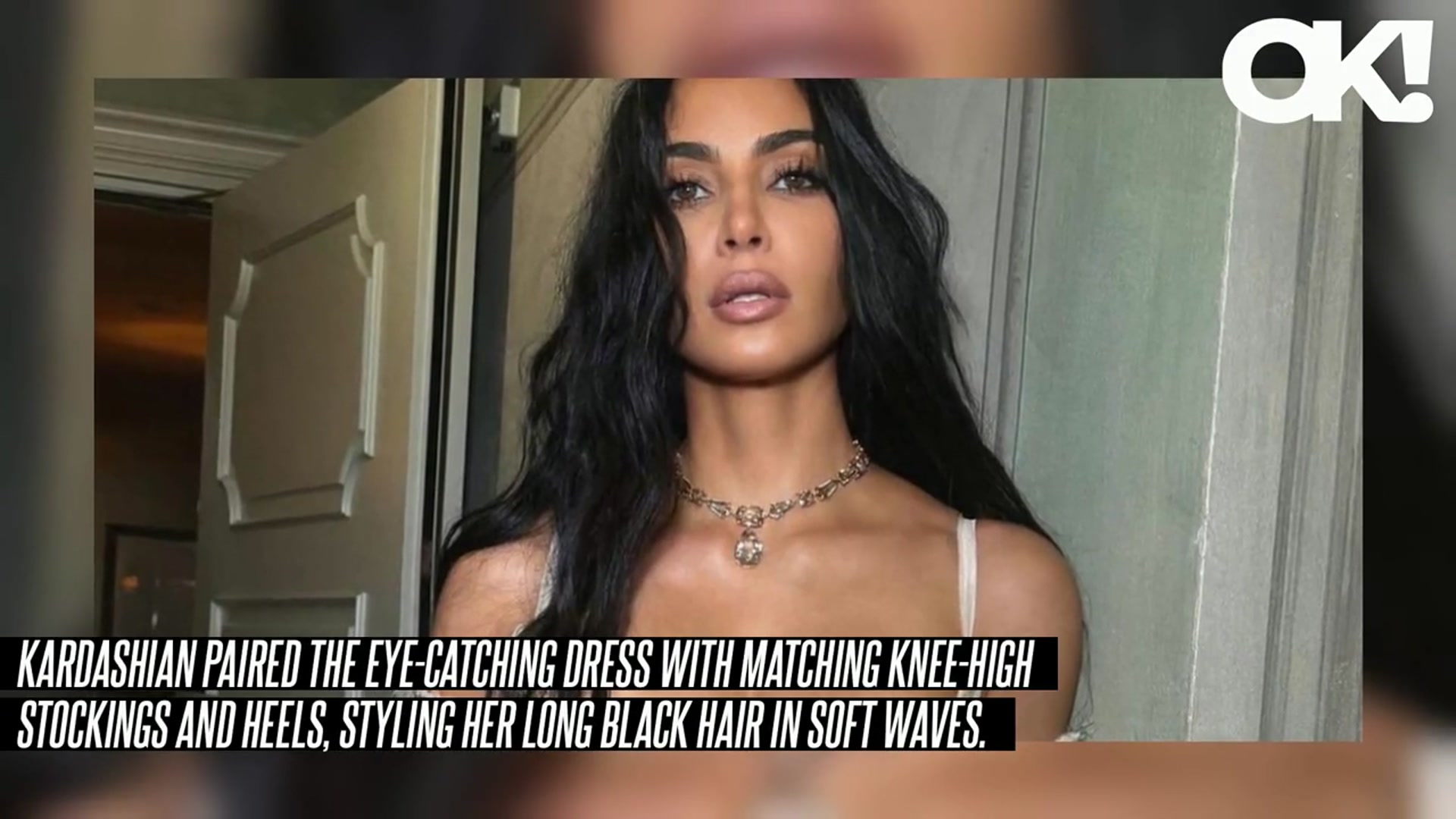 'Video thumbnail for Kim Kardashian Nearly Spills Out of Her Dress in Hot Photos From Jeff Bezos and Lauren Sanchez's Wedding'
