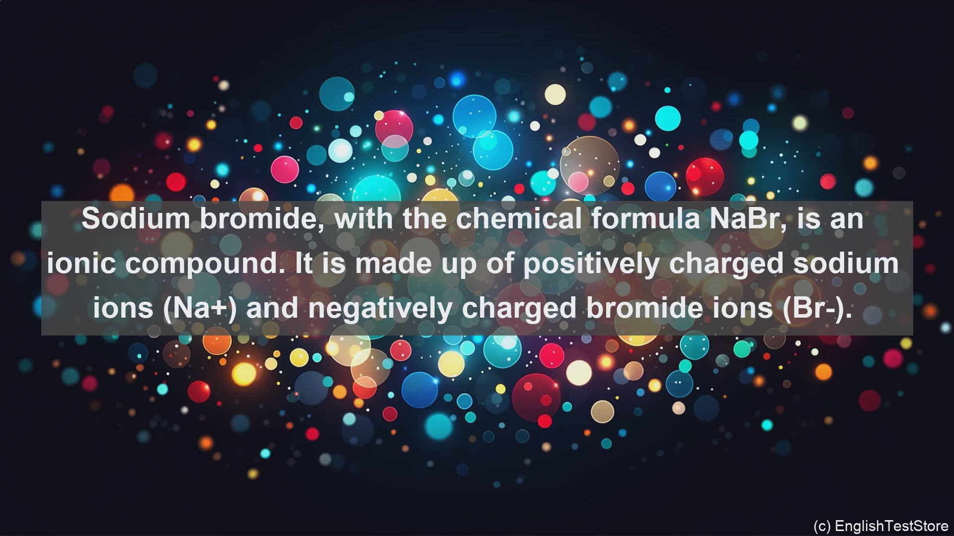 'Video thumbnail for Sodium bromide in science  definition and examples'
